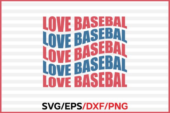 Love Baseball Retro Svg Design Review