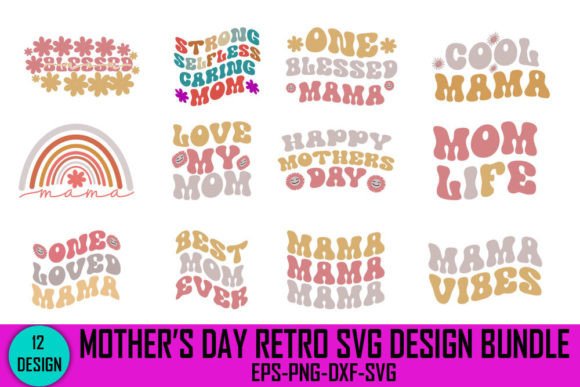 Mother's Day Retro Svg Design Bundle Review