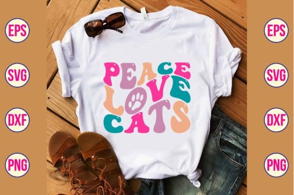 Peace Love Cats Retro Svg Review